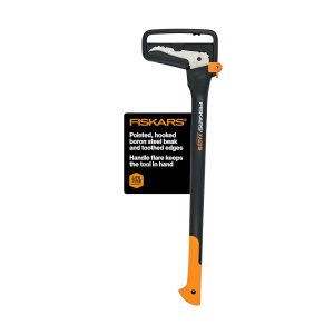 Fiskars 28″ Hookaroon: Shield Your Again Whereas Lifting, Dragging, and Loading Heavy Firewood and Cut up Logs – Sharp, Light-weight Decide Software for Environment friendly Logging – Pickaroon…