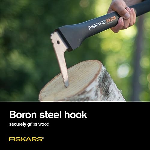 Fiskars 28" Hookaroon: Shield Your Again Whereas Lifting, Dragging, and Loading Heavy Firewood and Cut up Logs - Sharp, Light-weight Decide Software for Environment friendly Logging - Pickaroon...