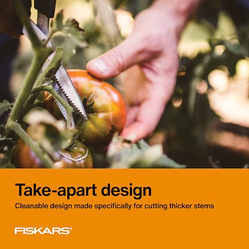 Fiskars 6-Piece Vegetable Backyard Instrument Set: Consists of Vegetable Shears, Seed Sower, Trowel, Cultivator, Weeder, and L/XL Backyard Gloves for Indoor and Outside Gardening