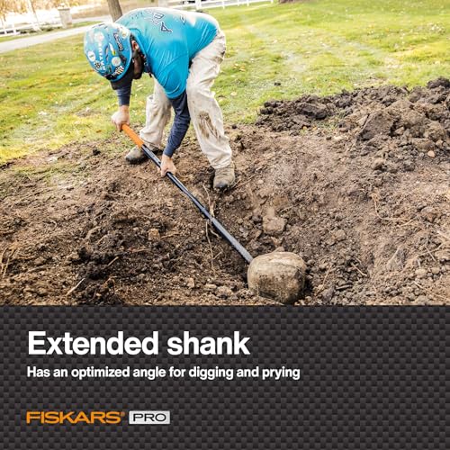 Fiskars 60-Inch Heavy-Obligation Metal Backyard Shovel with Straight Deal with for Digging